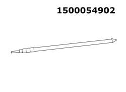 Thule 54902 Adjustable Awning Pole 用 Approuch Awning S/M/L