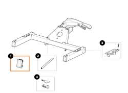 Thule 54942 End Cap Dla Thule Arcos Platform