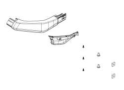 Thule 54968 Fram Right Corner, M8 Nuts & Screws För Caprock