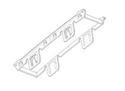 Thule 54991 エンド Cap Baseplate 用 Thule Epos