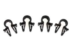 Thule 55017 Cable Clip Juego t+3,5mm Para Faro Cable - Negro