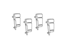 Thule 56082 Borracha Pad Para Tour Rack 100090