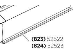 Thule Abdeckungsstreifen 52522 - f&#252;r Trail 823/824