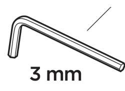 Thule Allen N&oslash;gle 3mm 31733 - For. Pack &#039;n Pedal Basket