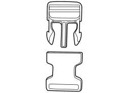 Thule Buckle Set 34401 - for Ranger 6011/500