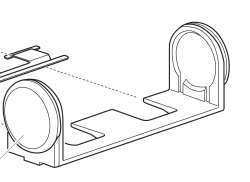 Thule Čepička 50756 - Pro. Fold Spodn&iacute; Load Stop 315