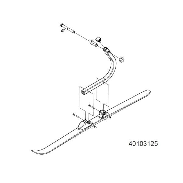 thule cougar ski kit