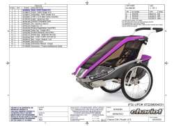 Thule Chariot 30190522 Body 为 Cougar1 12-X - 紫色