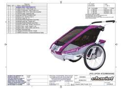 Thule Chariot 30190918 Body For Cougar2 12-X - Purple