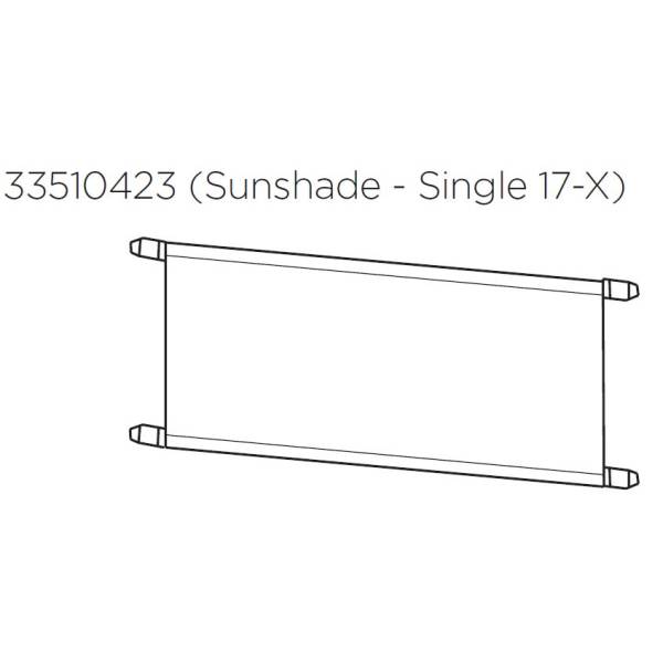 thule chariot sun shade