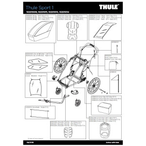 thule chariot sun shade