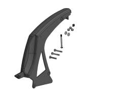 Thule Chariot 40105127 Fender Right For Chinook 1+2