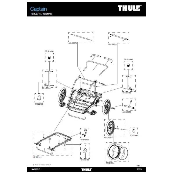 thule chariot suspension