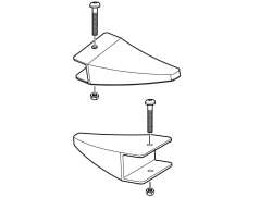 Thule Chariot 40105264 Deflektor S&aelig;t For Bremse XT 16-X
