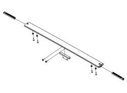 Thule Chariot 40105275 Accesoire Crossbar-Double 17-X