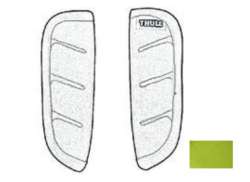 Thule Chariot 40105308 Pad Juego Sport 1+2 17-X - Chartreuse