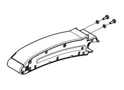 Thule Chariot 40105332 Upper Bracket Middle 17-X