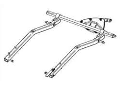 Thule Chariot 40105360 Lower Frame For Cheetah 1 XT (SP) 17-