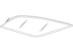 Thule Chariot 40200330 Zip-Off Finestra Destra 17-X Sport 1+2