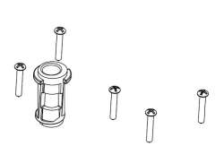 Thule Chariot 41211225 Caster Shaft Bushing Sinistra 17-X