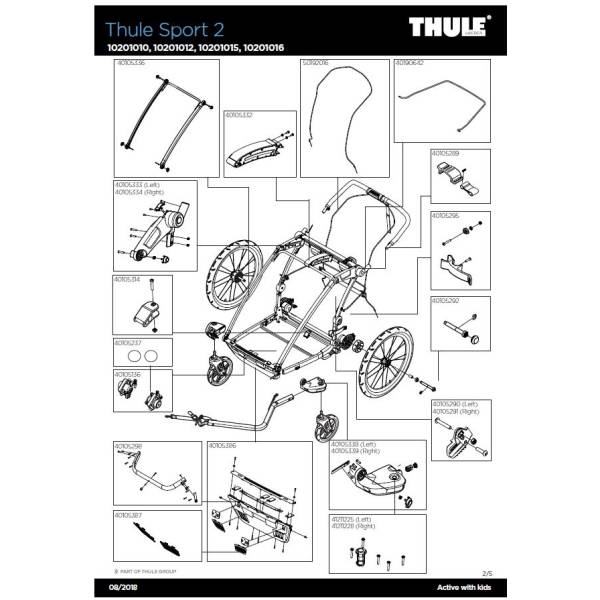 thule single chariot