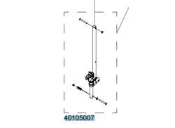 Thule Chariot Achterframe Derecho Para Cougar1/CX1 Desde 2006