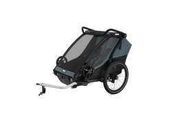 Thule Chariot Cab Fahrradanh&#228;nger 2-Kinder 10204022 - Dunkel