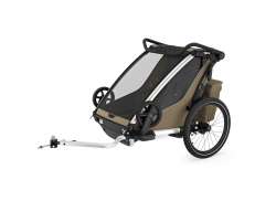 Thule Chariot Cross 2 Double Fietskar - Kaki
