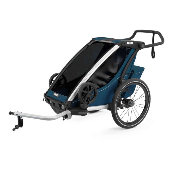 smog doel innovatie Thule Chariot Cross Fietskar 1-Kind - Majolica Blauw kopen bij HBS