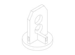 Thule Chariot Eindkap 3/4 Inch tbv Chariot CX1