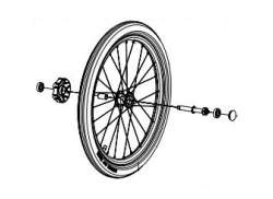 Thule Chariot Hjul För CX Från 2013