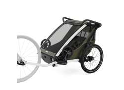 Thule Chariot Lite Double 自行车拖车 为. 2 儿童 - 绿色
