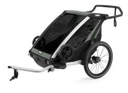 Thule Chariot Lite Reboque De Bicicleta 2-Crianças - Agave Verde