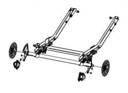 Thule Chariot Scheibenbremse Unter Rahmen für CX1 ab 2013