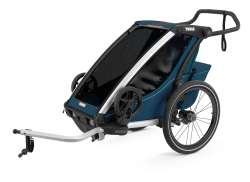 Thule Chariot 十字 自行车拖车 1-儿童 - Majolica 蓝色