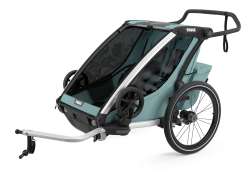 Thule Chariot 十字 自行车拖车 2-儿童 - Alaska 蓝色