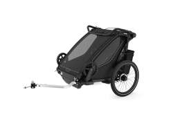Thule Chariot Sport 2 Double Polkupy&ouml;r&auml;n Per&auml;vaunu 10201031 - Musta