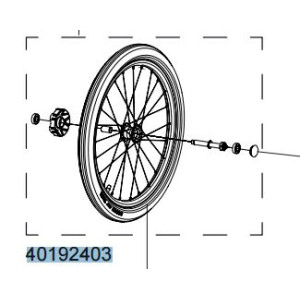 thule chariot wheel