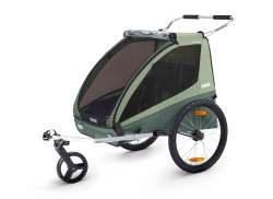 Thule Coaster XT Rimorchio Bicicletta 2-Bambini - Basil Verde