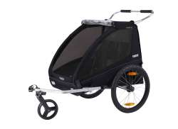 Thule Coaster XT Rulotă Pentru Bicicletă 2-Copii - Negru