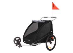 Thule Contrapedal XT Remolque De Bicicleta Para. 2 Ni&ntilde;os - Negro
