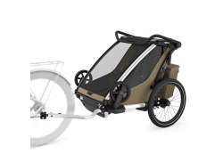 Thule Коляска Кроссовый 2 Double Велоприцеп - Kaki