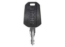 Thule N001 Kunststoff Key Ersatzschlüssel - Silber/Schwarz