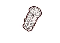 Thule Plastic Lock Cylinder 2A 50285 for EuroRide 943