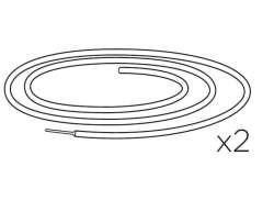 Thule Remorcă 107022 Fr&acirc;nă Cables (2) Pentru Glide 2/UG 2 18-X