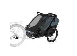 Thule シャリオ Cab 自転車 トレイラー 2-子供 10204022 - ダーク グレー