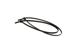 Tie-Ties 280x3.5mm - Black (100)