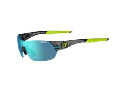 Tifosi Slice Cycling Glasses Clarion Blue - Smoke/Green