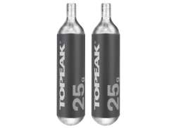 Topeak CO2 Bombičky Stříbrná - 25gr (2)