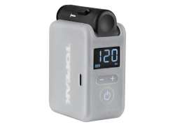 Topeak E-Booster Цифровой Велосипедный Насос Pv/Sv - Серебряный